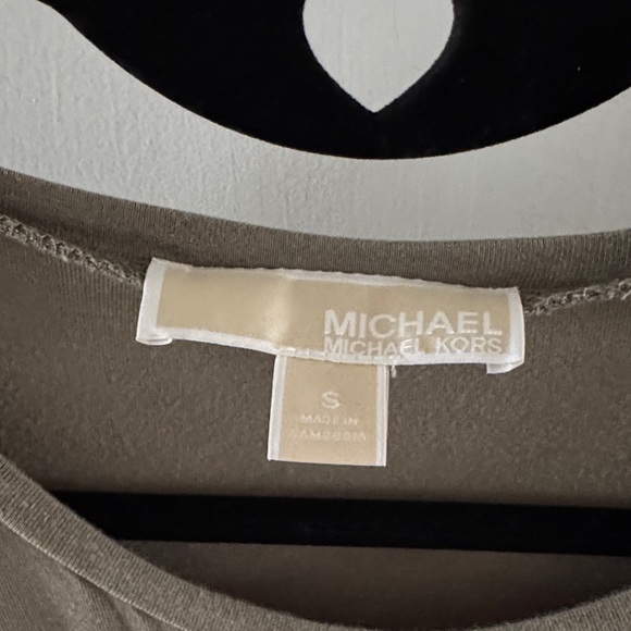 Michael Kors Khaki Layered Tank Top - Picture 2 of 4